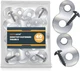 Performore 40 Pack of Figure 8 Shaped Steel Desk Top Fastener Clips, Heavy Duty