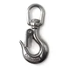 Flomore 304 Stainless Steel Lifting Hook Heavy Duty Lifting Safety Hook Rotat...