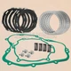 Clutch Friction Steel Plates W/Springs Gasket Kit for Kawasaki KX100 1998-2021