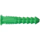 Hillman #12 - #14 - #16 Thread x 1-1/2 In. Green Ribbed Plastic Anchor (50 Ct.)
