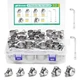 Brintek Tbolt Hose Clamps  32PCS 1735mm Stainless Steel Hose Clamp Assortment...