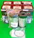 Lot of 8 Engine Oil Filter AUTO EXTRA 618-10082 For HYUNDAI Azera, KIA, CH10855