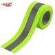 JINBING Silver Sew on Reflective Tape for Chothing Safety Fabric Webbing Trim St