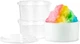 Hawaiian Shaved Ice Made in USA 3-Pack Premium Freezer 3Pcs Molds, Opaque 