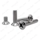 304 Stainless Steel Phillips Countersunk Raised Head Screws M2 M3 M4 M5 M6 M8