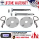 Car Racing Stainless Steel Mount Hood Pin Plate Bonnet Lock Kits Universal 1016