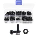 binifiMux M3 Screws Kit, 360pcs (7 Sizes) M3-0.5mm Black One Size, 