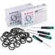 Anfrere 2400Pcs Universal Rubber O Ring Kit, 48 Size Industrial Grade SAE & Metr