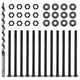 1/2 in. x 8 in. Carriage Bolt Kit Includes 12 Bolts 12 Washers and 12 Nuts+1/...