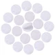 DFYOUHOME&reg; 128 Pairs Self Adhesive Dot 1 inch Round Hook and 1 inch, White 