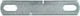 National Hardware N222-349 Zinc Plated Steel Square U-Bolt Plate 3/8 x 4 in.