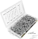 Alltrade Tradespro Aluminum Rivet Assortment, 500 Pieces, Multiple Sizes, Fasten