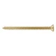 Deltana SCWS925U4  2.5 in. Wood Screw No. 9, Satin Brass - Steel