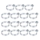 15Pcs Brace Bands, Galvanized Steel Chain Link Fence Bands for 2-3/8" Post