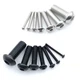10Pcs M2 M3 M4 M5 M6 M8 304 Black Carbon Steel Hexagon Head Allen Screw Bolt
