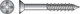 The Hillman Group 375313 Flat Head Phillips Tapper Concrete Screw Anchor, 1/4 x