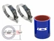 HPS 2.75" 70mm 4-Ply Silicone Intercooler Coupler Hose BLUE + T-Bolt Clamps