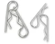 Bolt 022-72360 Brembo-Style Brake Pin Clips FOR MOTORCYCLES