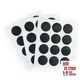 Furndiy 21mm 72 Pcs Black Self-Adhesive Screw Cover Caps - Screw&Nail Hole 