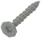 Rock-On 23306 9 by 1-1/4" Serrated Head Star Drive Cement Board Screws, 1.25 ...