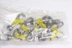 (10-Pk) Campbell Chain Spring Snap Fixed Strap Eye Stainless Steel 1/2"x3-5/16" 