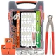 360Pcs Single Ear Hose Clamps Assortment Kit 304 Stainless Steel Cinch Crimp ...