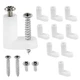 Zorveiio 50 Pcs PCB Board Mounting Feet with Screws, Spacer Kit Feet... 