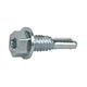 Powerpro Metal Screws,Self-Drilling,Hex Washer Head,#12-24x3/4 In.,90-Ct. - 1161