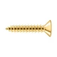 Deltana SCWB1010 #10 x 1" Solid Brass Wood Screw - Single