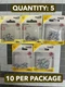 5-PACK LOT 10/PC National Hardware N120-683 1-5/16" Ceiling Hooks Size 14