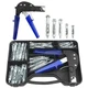77PCS Wall Anchor Setting Tool Heavy Duty Hollow Wall Anchor Tool with 5 Size...