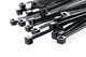 7 Inch Black Nylon 50 lb Cable Zip Ties | Made In The USA, 100 Qty BCP896