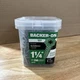 (750-Pk) ITW Backer-On Serrated Head Star Drive Cement Board Screws # 9 x 1-1/4"