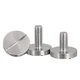304 Stainless Steel Slotted Round Large Flat Head Screws M2 M3 M4 M5 M6 