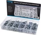 Capri Tools 10024 Hex Self Tapping Screw Assortment, 200-Piece, Silver 