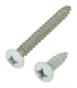 National Hardware N218-990 V211S Series Steel White Bracket Screw #7x1-1/4 L in.