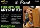 Hangman Anti-Tip Kit to Prevent Furniture Falling-Steel (TK-400-3) 3 Pack