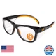 Kleenguard Maverick Eye Protection 49312 Clear Anti-Glare Lenses Black Frame