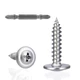 VGBUY 150Pcs #8x1 Wood Screws Phillips Modified Truss #8 x 1 inch, Silver 