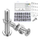 1680 Pcs M2 M3 M4 M5 Phillips Flat Head Screws Bolts Nuts Washers Assortment Kit