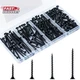KURUI Drywall Screws Assortment Kit, #6 Black Wood Screws for Sheetrock,165Pcs P