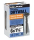 The Hillman Group 47663 6 x 15/8Inch Coarse Thread Drywall Screw Phillips Drive