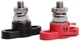 Fastronix Stainless Steel Single Stud Power and Ground Junction Block Red 3/8"