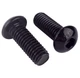KOSJETHAS 20Pcs 1/4-20 x 1-1/4" Button Head x (20PCS), Black