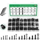 860PCS Metric M2 M3 M4 M5 860pcs C, 860Pcs Black Hex Socket Head 