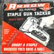 VINTAGE ARROW T-50 HEAVY DUTY STAPLE GUN AND STAPLES w/BOX