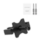 Uimoso 1000PCS Hidden Deck Fasteners Universal Black T Clips Composite