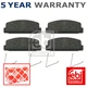 Febi Rear Brake Pads Set Fits Mazda 6 2002-2013 5 2005-2010 323 1989-2004