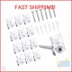 BAGTeck 22 Sets of Mirror Holder Clips Kit,Crystal Clear Plastic Mirror Clip,Mir