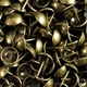 Decotacks 500-Pack Upholstery Tacks - 7/16 inch Antique Brass, French Natural 